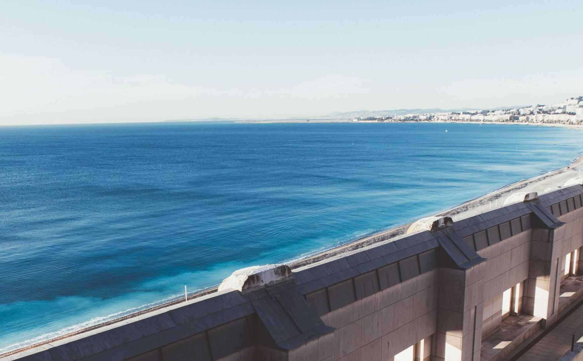 Hyatt Regency Nice Palais de la Méditerranée Esterno foto View of the Mediterranean from the hotel